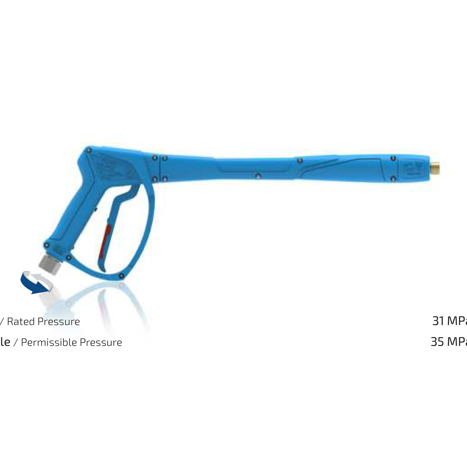 Pistolet HP SGS35 avec rallonge EX28