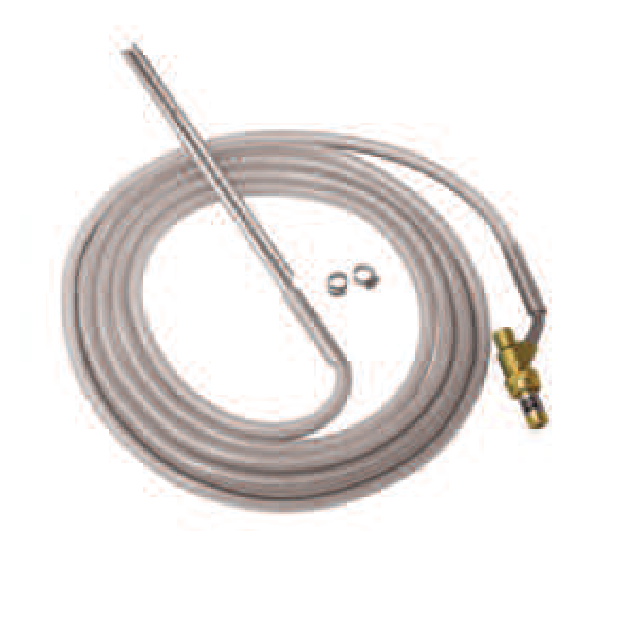 Buse de tuyau 1/ F en acier inoxydable