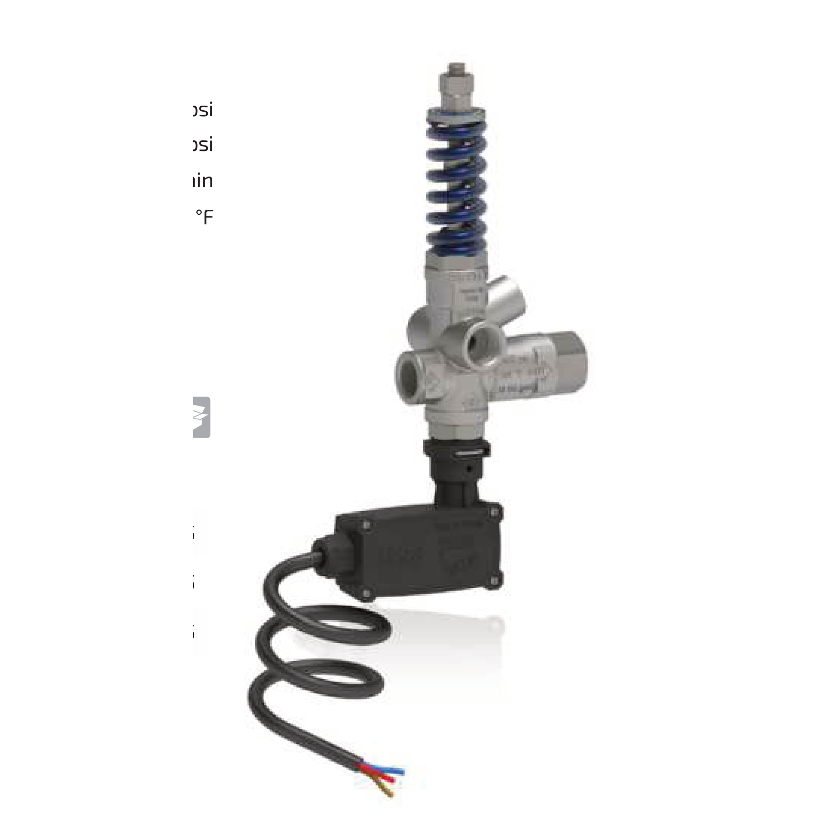 BRV31 T Vanne de Dérivation Nickelée avec Microrupteur et Bouton de Réglage — Réf. 0119