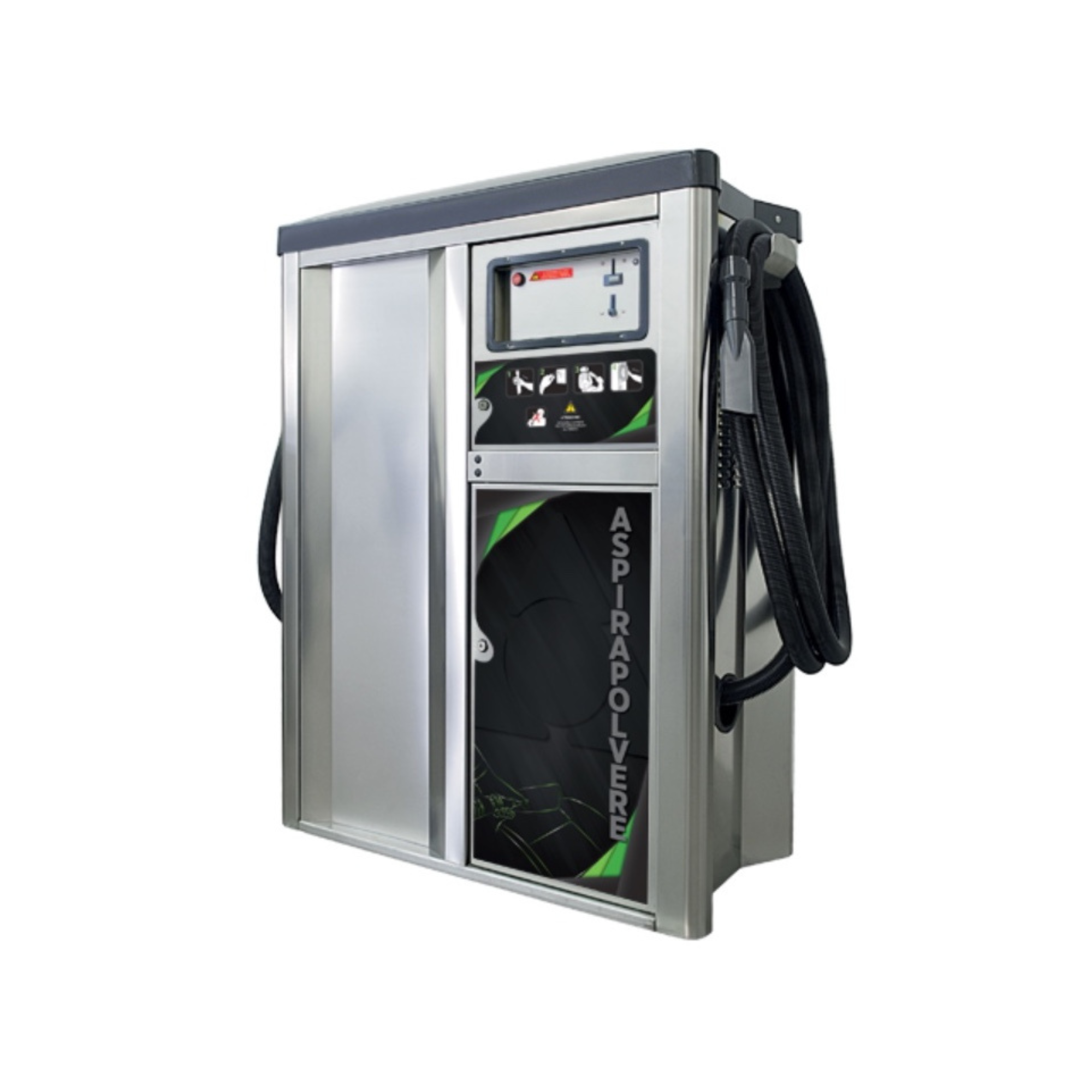 ASPIRATEUR DOUBLE FILTRE CLASSIQUE TURBINE 2,2 KW TRI pour station de lavage auto professionnel, équipement durable en inox.