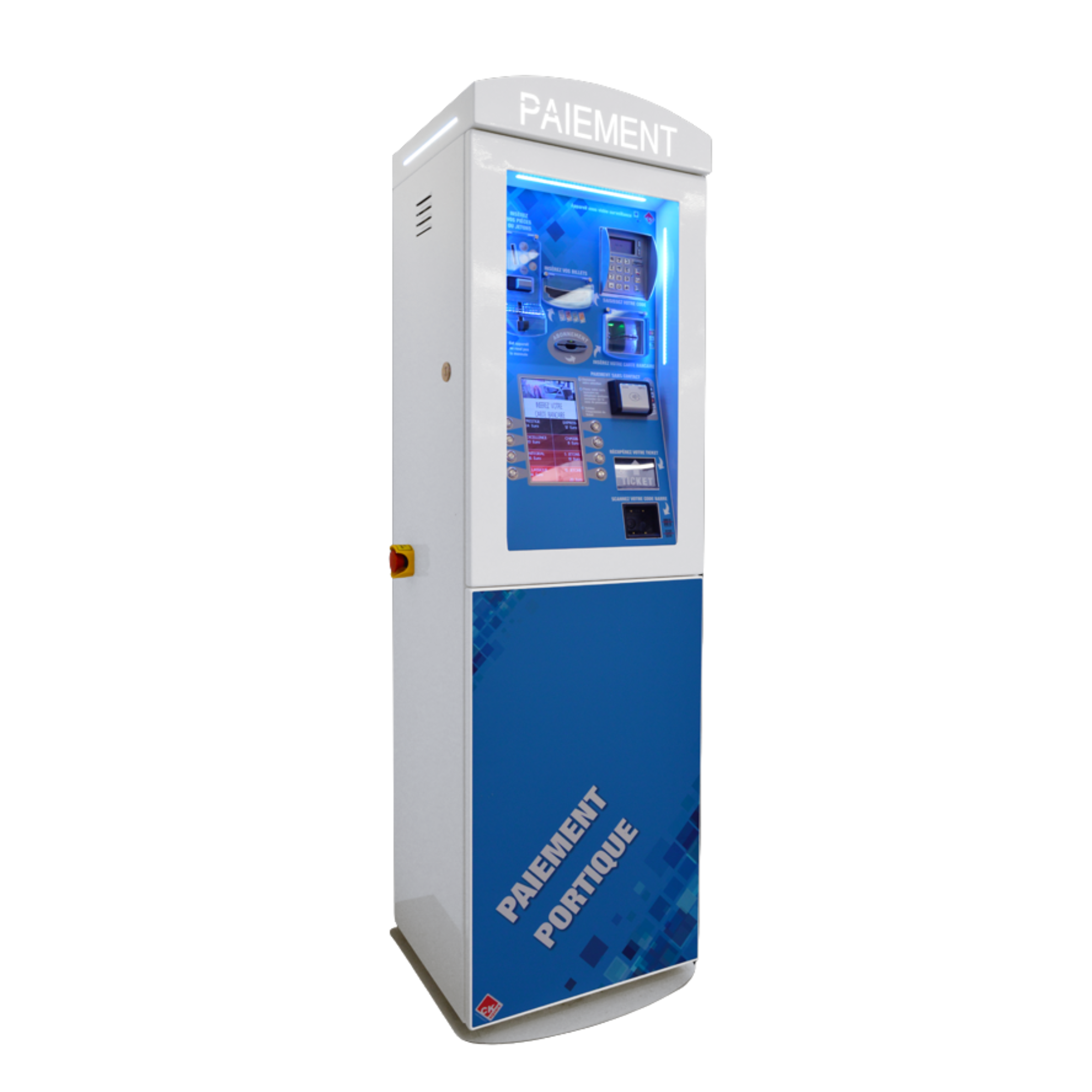 Borne Startbox Evo Color Tactile 8" pour station de lavage auto, équipement professionnel avec pièces détachées.