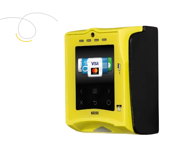 Nayax VPOS Touch — Terminal de paiement tactile sans contact pour stations de lavage