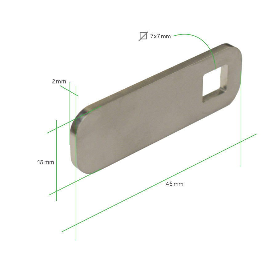 Levier plat pour serrure PF - AD Produzione