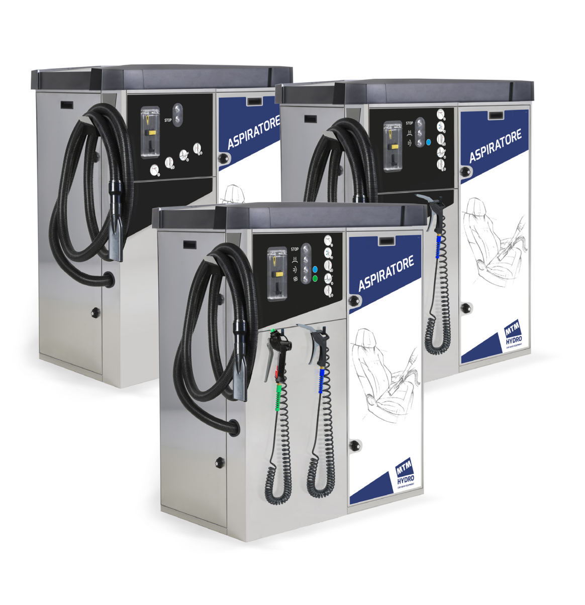 Aspirateur Libre-Service Double AF2 - Filtre Auto-Nettoyant Puissant