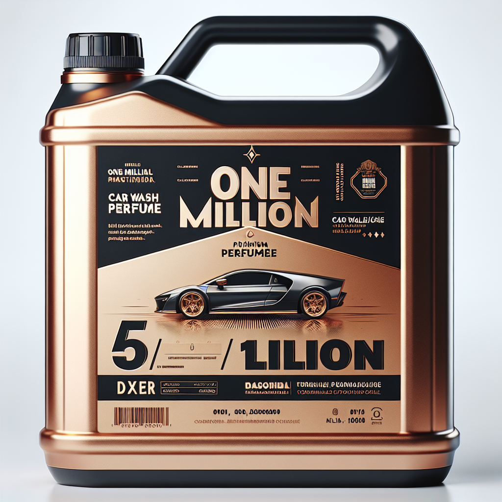 Parfum lavage auto ONE MILLION concentré bidon professionnel