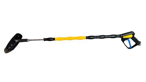Ensemble complet de brosse turbo avec pistolet R+M ST-2600 « permanent weep » (202 600 610), lance Easyturn ST-9.4 900/730 mm noir-jaune-noir, injecteur Turbofoam365+ avec buse de 1,05 mm, brosse ST-23, panneau jaune, logo BKF [510 097 003 804]