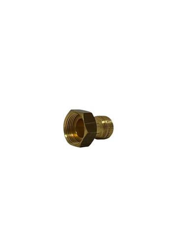 Raccord à demi-tige (raccordement du compteur d'eau) 3/4" vers 1/2" (court)