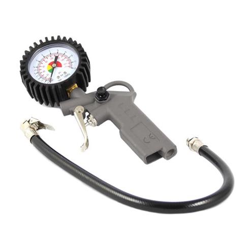 Pistolet de gonflage de roue avec manomètre sans bouchon de raccordement rapide - station de lavage auto