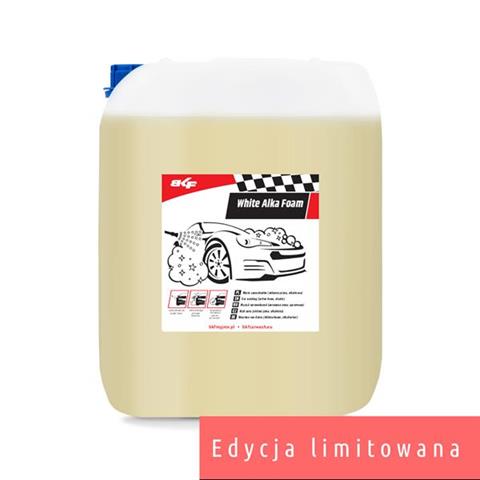 White Alka Foam 20L - Mousse alcaline blanche (pH 12) pour lave-autos sans contact | BKF Carwash - station de lavage auto