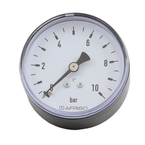 Manomètre 0-10 bar 1/4" (arrière 63mm sans logo) - station de lavage auto
