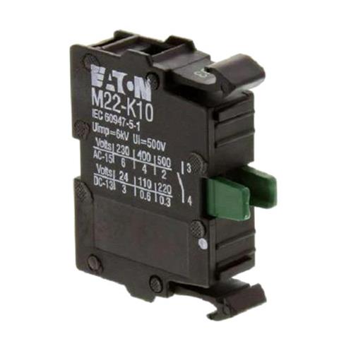 Contact à fermeture NO Eaton Moeller M22-K10 | 6 A 230 V CA | 22 mm | pour M22-D