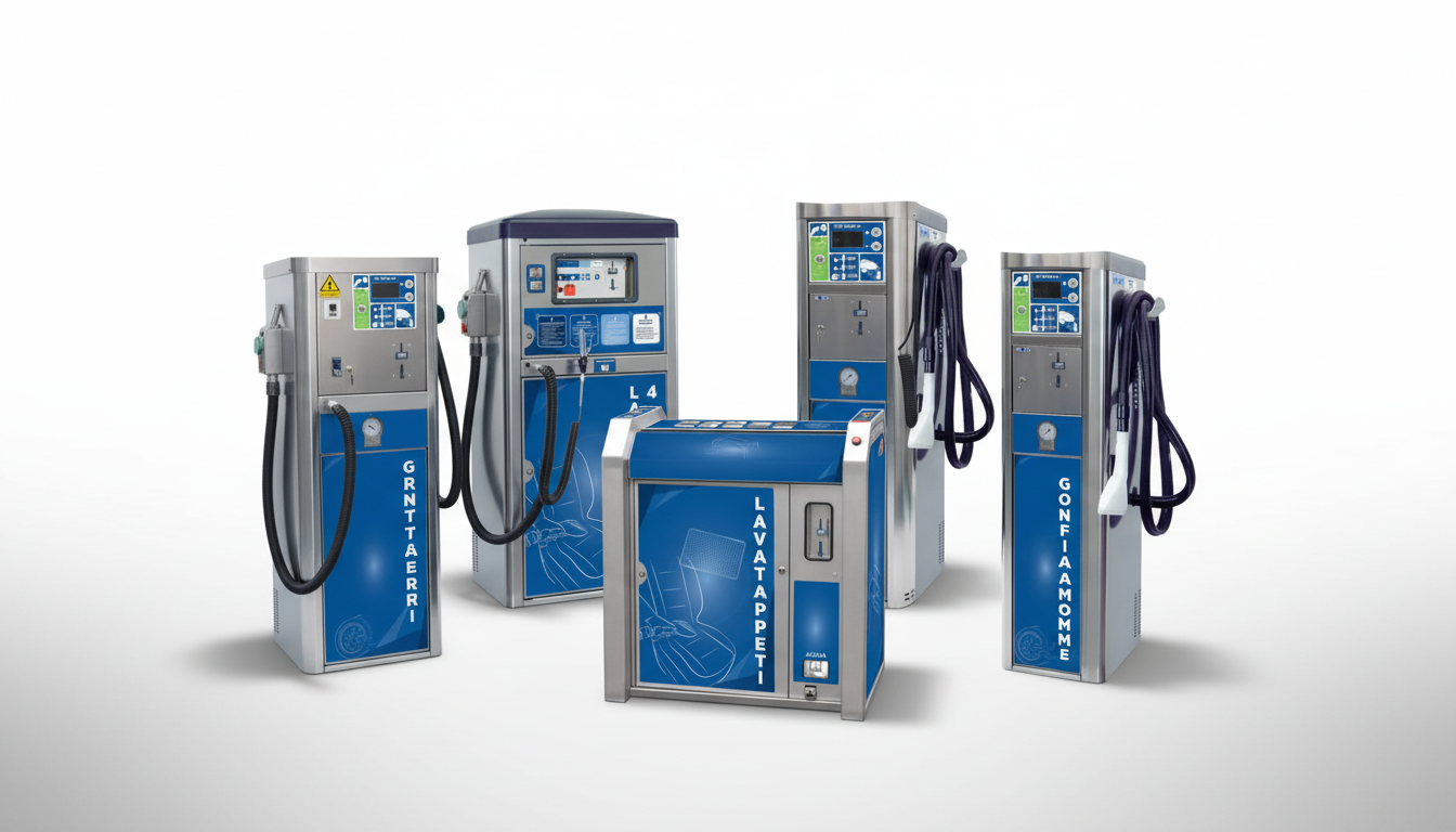 Équipements périphériques station de lavage